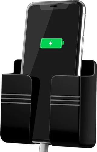 Miniatura 11 de CEI&BPY Soporte para teléfono de montaje en pared, soporte para teléfono con autoadhesivo. Soporte de teléfono para carga y RV para iPhone y Android