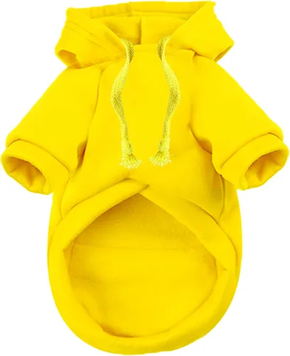Miniatura 3 de Jecikelon Abrigo de Clima Frío para Perro Mascota con Bolsillo Sudadera de Invierno para Perro Ropa Cálida para Cachorros para Perros Pequeños Ropa