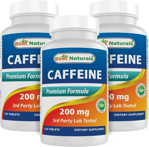 Miniatura 8 de Best Naturals Píldoras de cafeína de 200 mg, 120