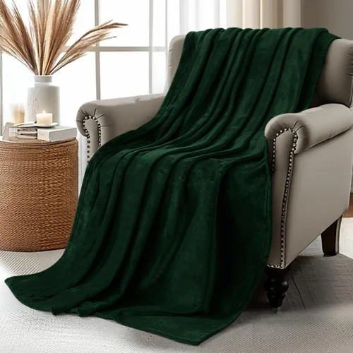 Miniatura 54 de Utopia Bedding Manta de forro polar negro, tamaño individual, ligera, mullida, suave, antiestática de microfibra (60 x 80 pulgadas)