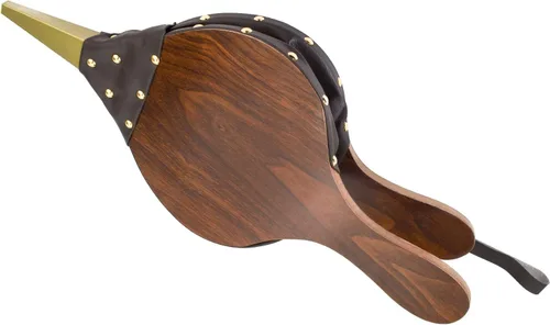 DYWISHKEY Fuelle de madera, fuelle de chimenea de 15.5 x 7 pulgadas, fuelle de cuero para chimenea, fuelle de fuego para chimeneas, barbacoa y
