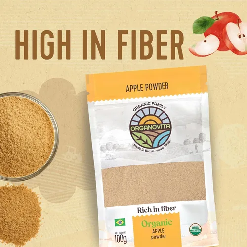 Miniatura 3 de Polvo orgánico – Mezcla en batidos, pasteles, alto contenido de fibra, hecho con ingredientes naturales prensados en frío, sin gluten, todo