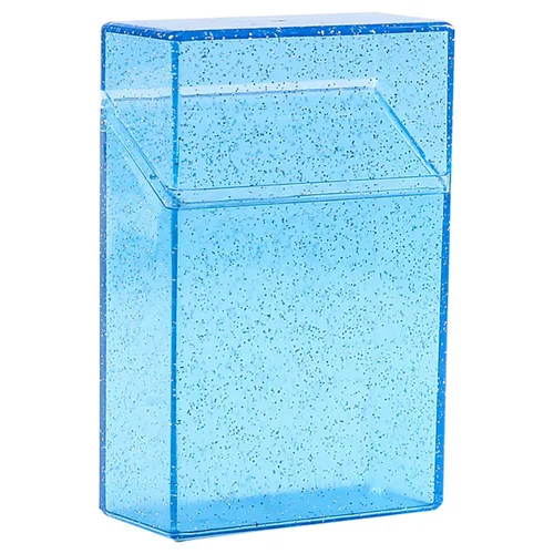Miniatura 9 de Caja de cigarrillos para cigarrillos de 3.346 in, tamaño King, 20 capacidades, caja de cigarrillos de plástico, transparente, portátil, delgada
