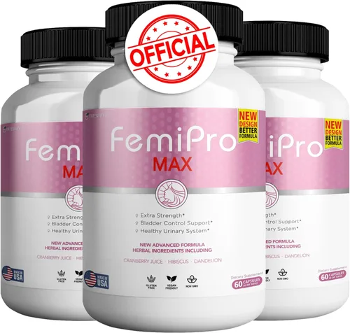 Miniatura 8 de MAX Suplemento de apoyo urinario para mujer, 60 cápsulas, control de vejiga extra fuerte con arándano, hibisco, diente de león, vegano, sin gluten