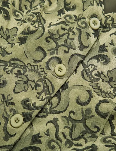 Miniatura 6 de GRACE KARIN Chaleco de chaleco vintage para mujer, vestido steampunk, chaqueta jacquard
