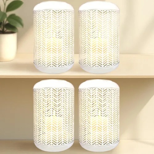 Miniatura 18 de Decozen Farol colgante para velas – Portavelas decorativo pequeño de metal negro para decoración del hogar, patio, comedor, sala de estar