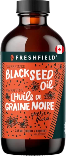 Premium prensado en frío aceite de semilla negra (Nigella Sativa, Negro Comino).8.5oz.Alivio para dolor de articulaciones y artrosis, sistema