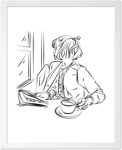 Miniatura 61 de Poster Master Póster de peonías – Estampado de flores retro – Ilustración floral – Ilustración en blanco y negro – Diseño de línea y abstracto