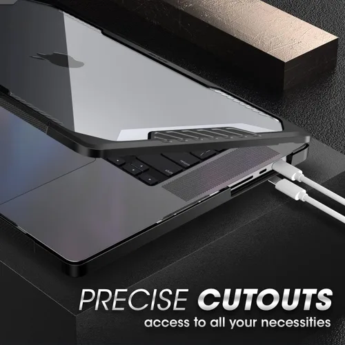 Miniatura 6 de SUPCASE para Funda MacBook Pro de 16 pulgadas 2024-2021 (Unicorn Beetle), M4/M3/M2/M1 Pro/Max A3403 A3186 A2991 A2780 A2485 Carcasa Protectora Negro