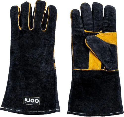 Miniatura 2 de Guantes para parrilla Ooni - Resistente al calor y al fuego, guantes protectores a prueba de calor perfectos para cocinar al aire libre, parrilla