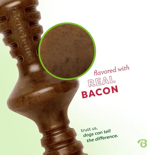 Miniatura 2 de Benebone Zaggler - Juguete para morder y rodar para perros agresivos, sabor a tocino real, fabricado en Estados Unidos, tamaño M