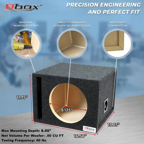 Miniatura 5 de Caja para parlante sellada Bbox, Ventilado de un agujero, Carbón