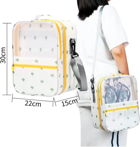 Miniatura 2 de Li'segarote Bolsas de zapatos para viajes, paquete de 6 bolsas grandes multicolor para zapatos para hombres y mujeres, bolsa organizadora de zapatos