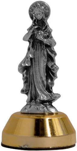 Base de estatuas de figuras sagradas surtidas de alta calidad | Estatuas de 2 pulgadas | Figura de Jesús Santos y Virgen María para automóvil