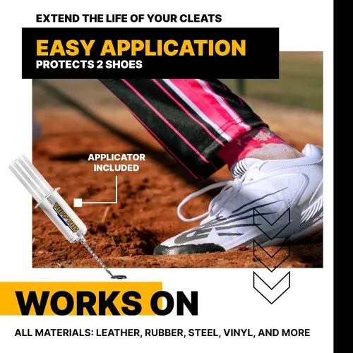Miniatura 3 de Pro Cleat Saver Adhesive, Softball & Baseball Cleat Cover Toe Protectors Shoes & Cleats - Waterproof Protective Layer & Shoe