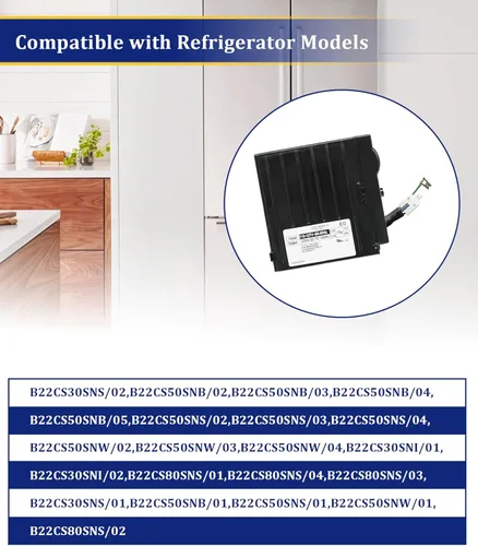 Miniatura 4 de 00647583 Placa de control del inversor de refrigerador se adapta a Bosch B22CS30, B22CS50, B22CS80 Series, VCC3 1156 06 F 36 Placa inversora que