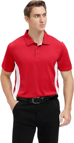 Miniatura 4 de Corna Men's Big and Tall Golf Polo Shirts Moisture Wicking Performance Dry Fit Collared Shirts for Men L-6XL
