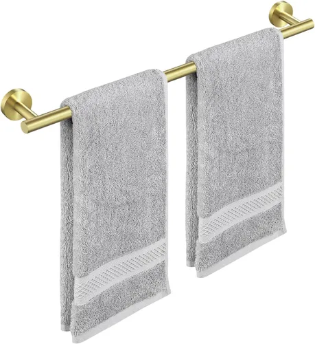 Miniatura 14 de Toallero KES para toalla de baño, cocina, mano, paños para trastes, hecho de acero inoxidable a prueba de óxido, montaje de pared, SUS304, 12