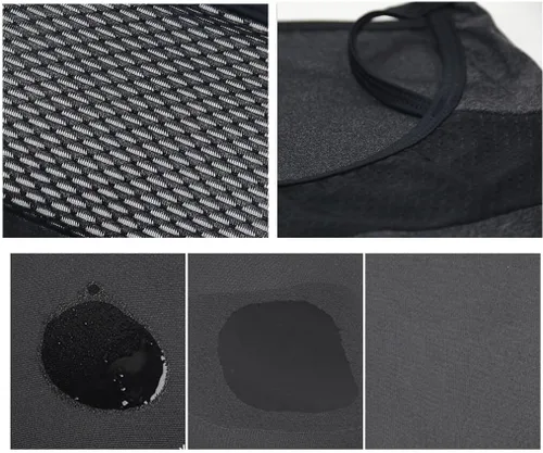Miniatura 2 de Máscara de ciclismo con bucles para las orejas, polaina para cuello, pasamontañas, cubierta para exteriores, transpirable, seda de hielo, cubierta