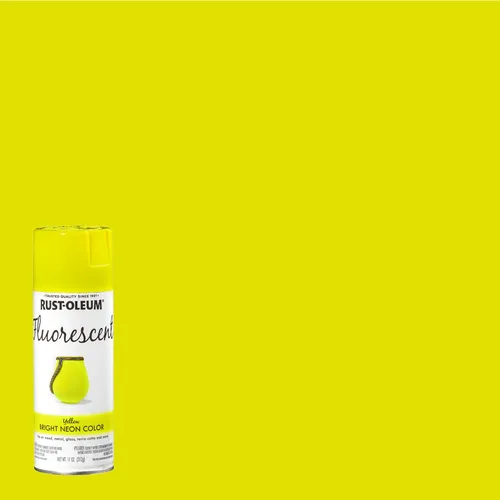 Miniatura 2 de Rust-Oleum 342571 aerosol de pintura fluorescente especial, 11 onzas, amarillo Amarillo fluorescente