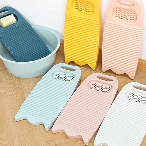 Miniatura 6 de Khakho Mini tabla de lavado de plástico rectángulo de lavado de ropa Junta de lavado a mano ropa y pequeños artículos delicados