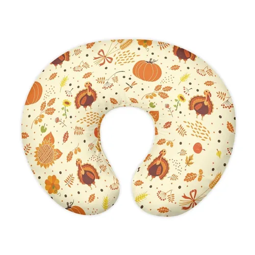 Miniatura 24 de Funda de almohada de lactancia de alpaca arcoíris para alimentación con biberón, funda de almohada de lactancia transpirable extraíble para bebé