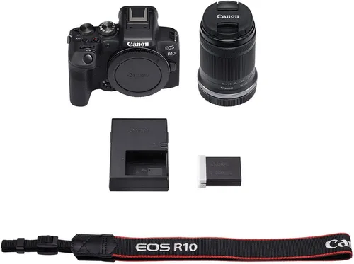 Miniatura 2 de Kit de lentes Canon EOS R10 RF-S18-150mm F3.5-6.3 is STM, cámara sin espejo para vlogging, 24,2 MP, video 4K, procesador de imagen DIGIC X, disparo