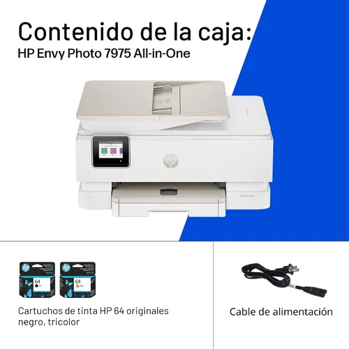 Miniatura 9 de HP Envy Photo 7975 Impresora fotográfica inalámbrica de inyección de tinta a color, imprimir, escanear, copiar, fácil configuración, impresión