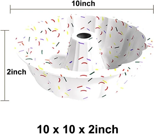 Miniatura 5 de saphe Molde de silicona para tartas, moldes de silicona para tartas, utensilios para hornear antiadherentes de 10 pulgadas para gelatina, gelatina