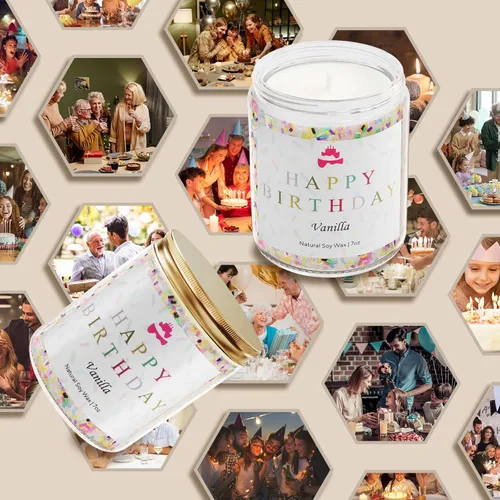 Miniatura 4 de Lihome Vela de feliz cumpleaños, regalos de cumpleaños para mujeres, hombres, mamá, papá, hermana, profesor, amigos, el mejor regalo para ideas