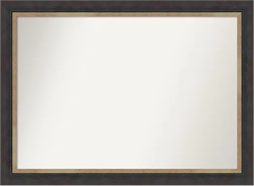 Miniatura 117 de Amanti Art Espejo personalizado, espejo de baño negro Astor, espejo de pared o espejo de tocador de baño sobre el fregadero (25 x 25 pulgadas)
