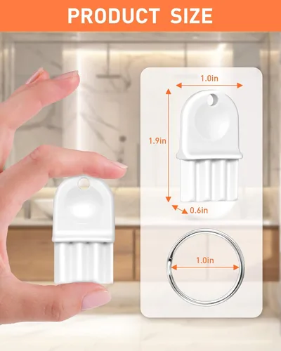 Miniatura 2 de 5 llaves dispensadoras de toallas de papel, llaves dispensadoras universales de papel higiénico, llave de plástico duro para dispensador de papel