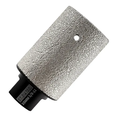 Miniatura 12 de DT-DIATOOL Dedo de diamante/broca de fresado de diámetro 1 "(25 mm) para agrandar o reparar agujeros de azulejos de porcelana, piedra superficial