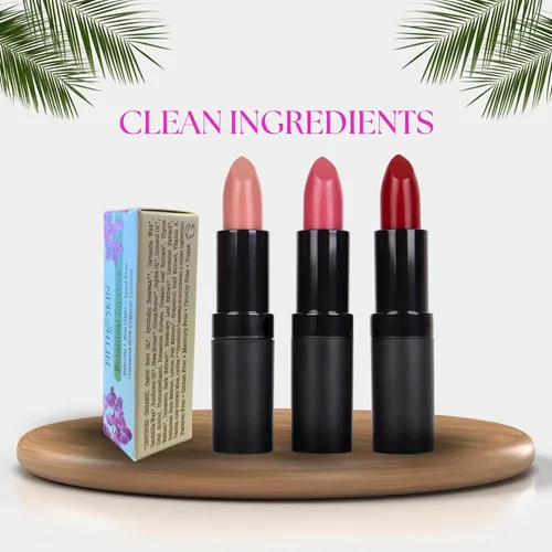 Miniatura 9 de Botanical Lipstick, Labial natural, orgánico, hidratante, no tóxico, larga duración, color vibrante, Rojo Berry