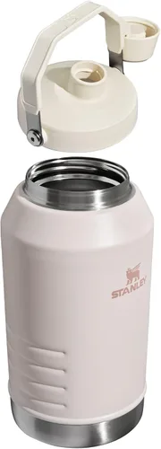 Miniatura 3 de Stanley IceFlow Jarra de Flujo Rápido con Asa de 96 oz Tapa con Boquilla Inclinada Giratoria A Prueba de Fugas para Viajes y Deportes Acero