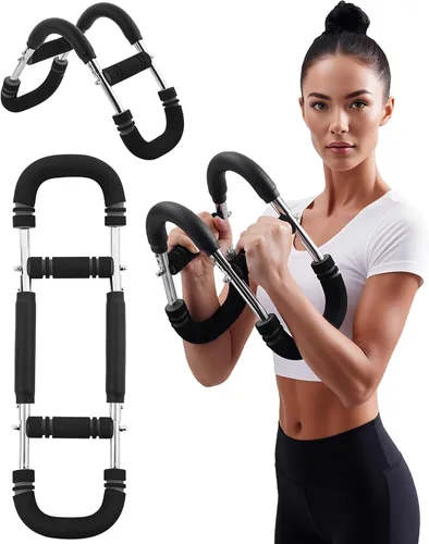 Miniatura 9 de Twister Arm Exerciser, Adjustable Spring Workout Bar, Forearm Triceps Chest Inner Thigh Muscle Enhanced Exercise Strengthener, Upper Body Strength