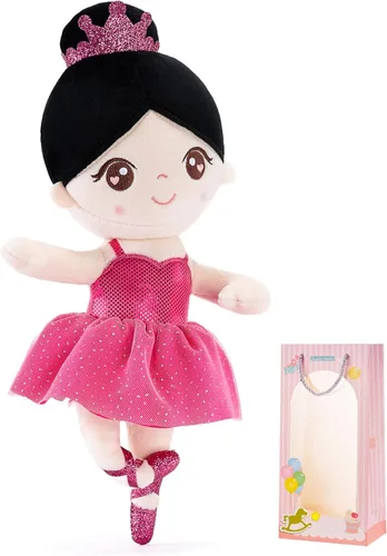 Miniatura 22 de Gloveleya Muñeca bebé niña regalo bailarina felpa suave muñeca púrpura claro Ballet Púrpura01