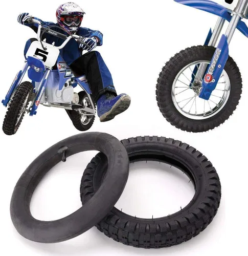Miniatura 8 de LotFancy Juego de neumático y tubo interior de 12.5x2.75 (12-1/2x2.75) para Razor MX350 MX400 Dirt Rocket, X-Treme X-560 - Neumático y tubo