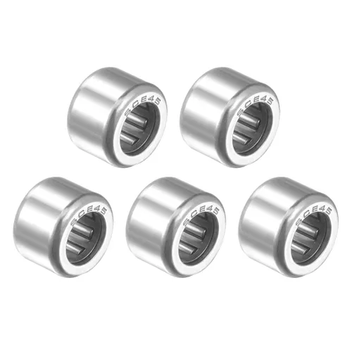 Miniatura 8 de uxcell SCE68 Rodamientos de agujas 3/8-pulgadas de diámetro 9/16-pulgadas de diámetro exterior 1/2-pulgada de ancho Acero cromado Extremo abierto 5