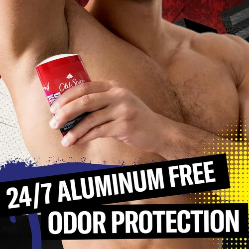 Miniatura 3 de Old Spice Desodorante sin aluminio para hombres, frescura 24/7 y aroma duradero, protección contra olores de larga duración, huele como un héroe