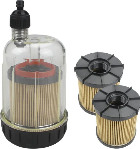 Miniatura 11 de UF-10K - Conjunto separador de agua con filtro de combustible compatible con motor fuera de borda marino Mercury, Yamaha, Suzuki, Tohastsu, filtro