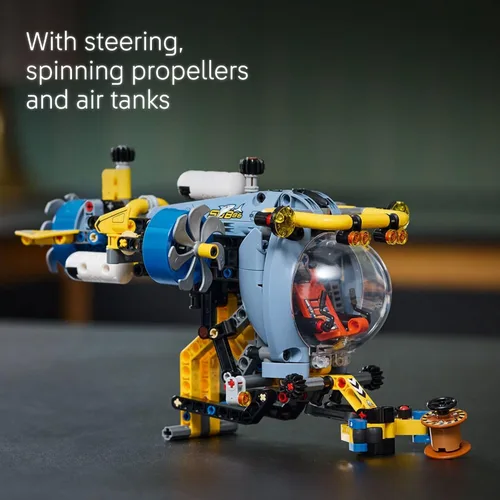 Miniatura 3 de LEGO Technic Submarino de Investigación de Aguas Profundas - Juguete de Construcción para Niños, Niños y Niñas, a Partir de 9 Años - Idea de Regalo