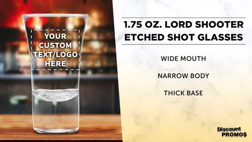Miniatura 3 de Lord Shooter - Vasos de chupito grabados a medida de 1.75 onzas, paquete de 10/50/100, texto personalizado, logotipo, fiesta de cumpleaños número