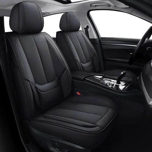 Miniatura 2 de TOMIC Nephele - Juego completo de 5 fundas de asiento de automóvil, de cuero impermeable, universal, para Nissan Honda Civic CRV Hrv Kia Sorento