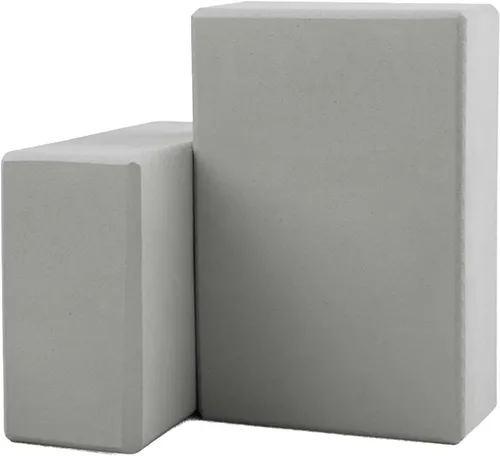 Miniatura 8 de Bloques de yoga, paquete de 2 bloques de yoga ligeros de espuma EVA de alta calidad, bloques de espuma de apoyo antideslizantes para yoga, pilates