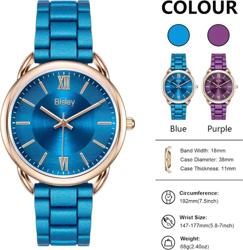 Miniatura 2 de Reloj de pulsera de metal para mujer