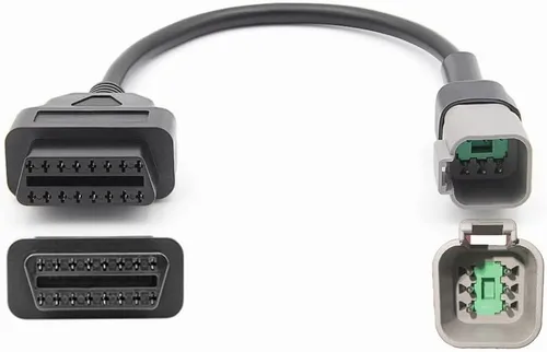 Cable adaptador OBD2 de 6 pines para CAN AM para BRP Moto ATV UTV Bike Clut a OBD2 16 Pin OBDII Conector de diagnóstico de motocicleta, funciona con