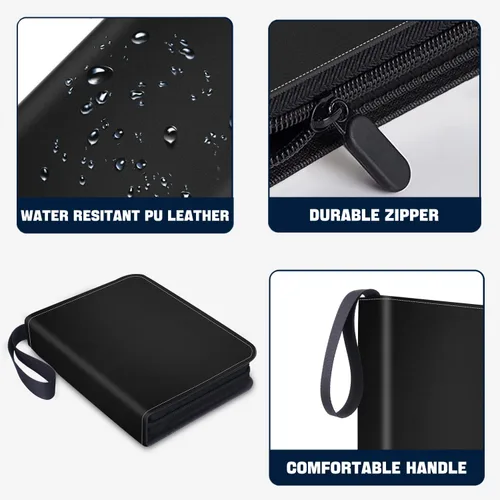 Miniatura 5 de Carpeta de Álbum de Tarjetas Coleccionables de 900 Bolsillos, Carpeta de Tarjetas de Béisbol con Fundas, Álbum Coleccionable para Tarjetas
