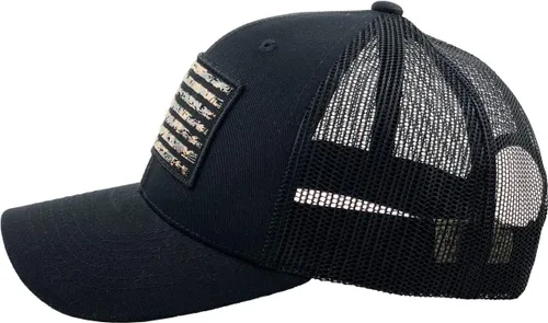 Miniatura 228 de KBETHOS Tactical Operator Collection USA Fishing Mesh Ballcap Flag Patch America Outdoors Trucker Baseball Cap