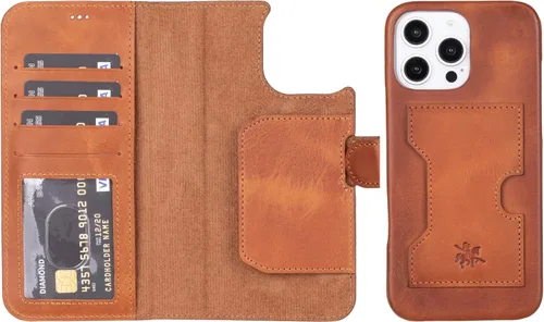 Miniatura 68 de Venito Florence - Funda de piel compatible con Samsung Galaxy S9, extra segura con bloqueo RFID, cartera desmontable para teléfono (gris decolorado)